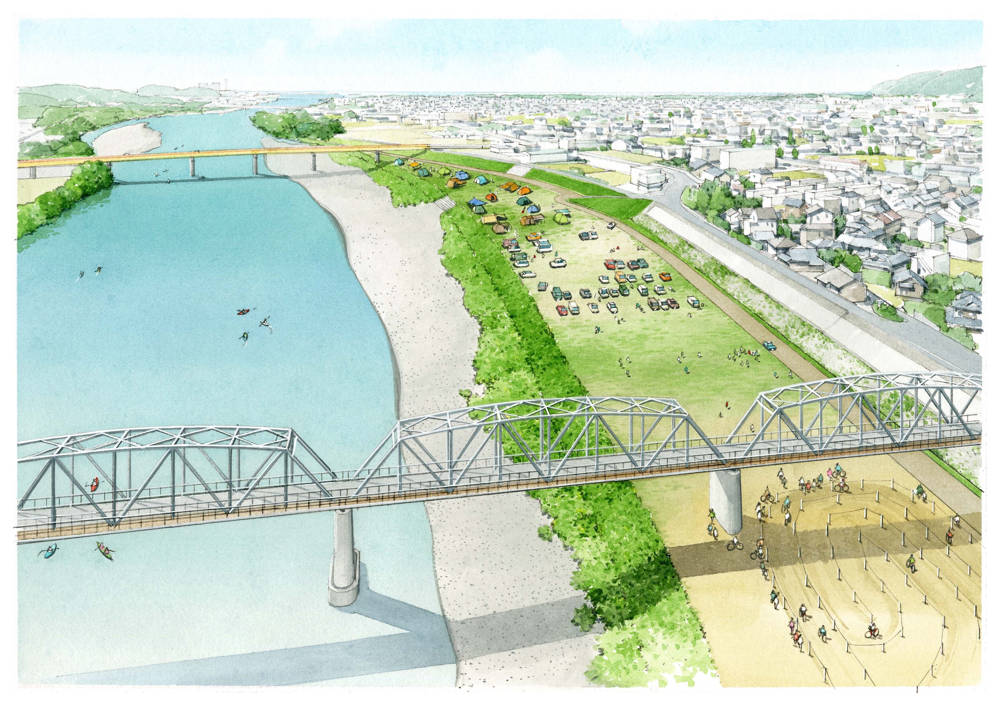 日高川上流から